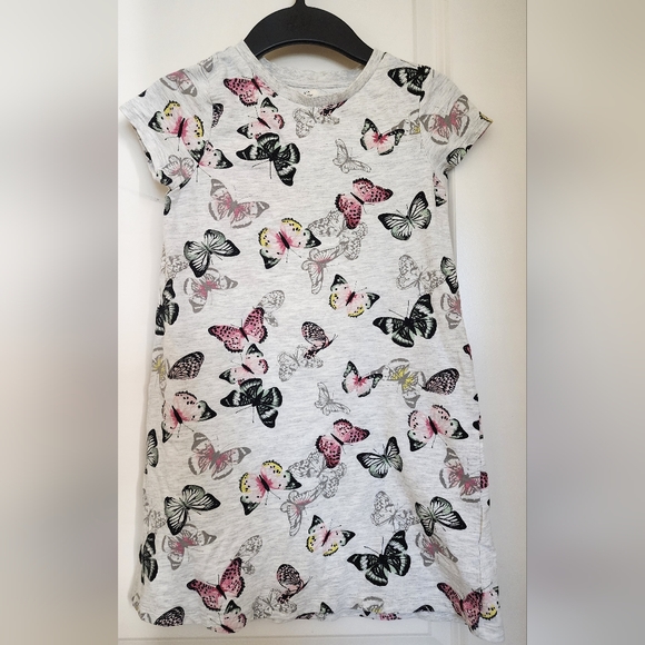 L.O.G.G. H&M jacquard-knit dress, butterflies, Size 6-8Y - Picture 1 of 2